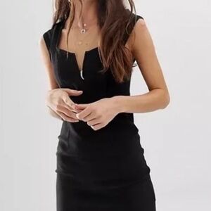 NWT Free People Lia Black Denim Mini Dress OB895682 Size Small